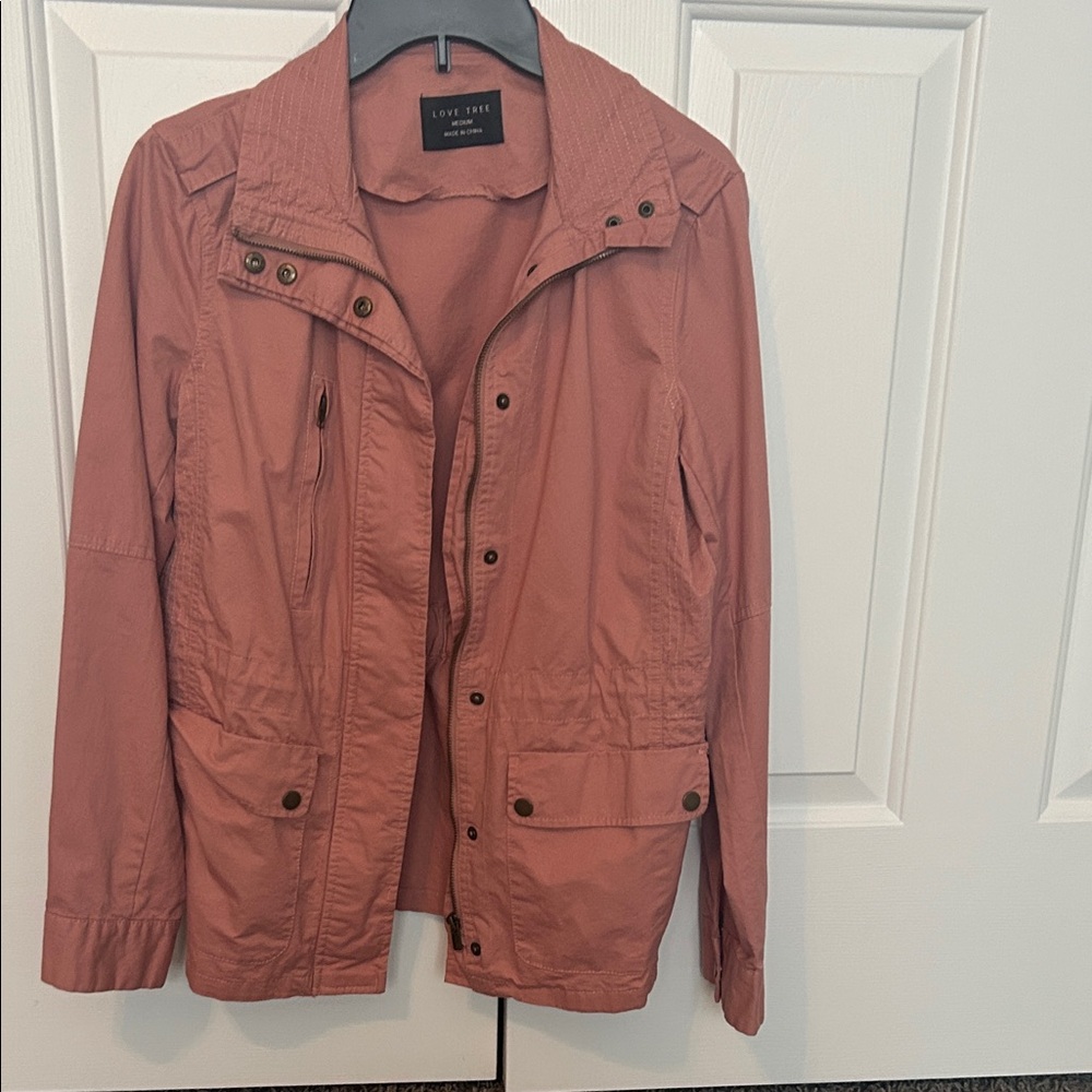Love Tree Dusty Rose Jacket